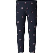 Name It Navy Blazer White Flower Nmfdavina Aop Swe Leggings Bru