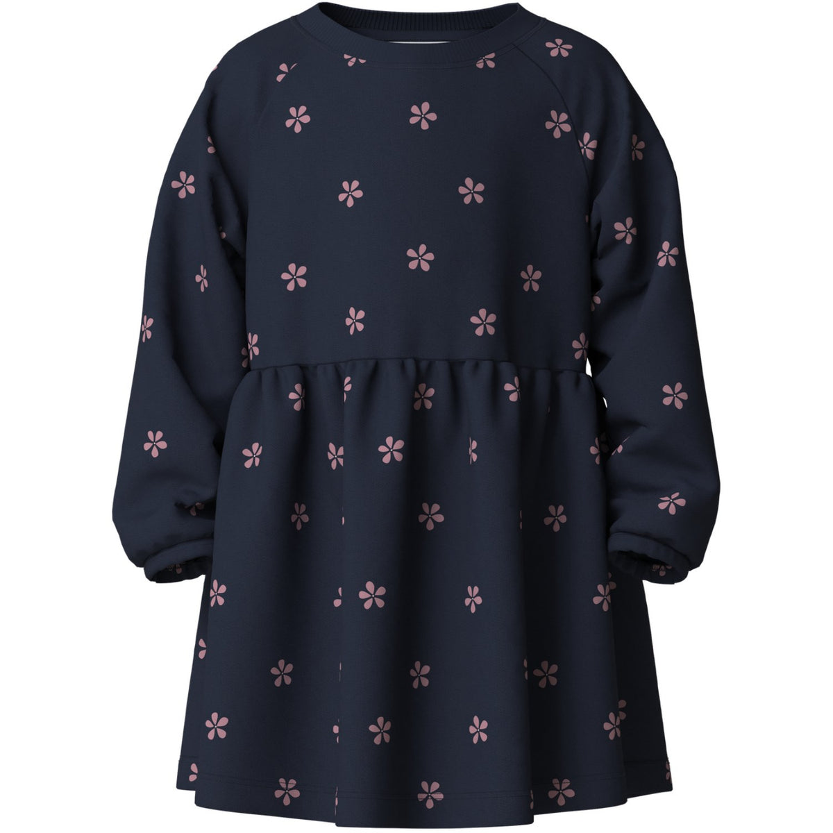 Name It Navy Blazer White Flower Nmfvolta Ls Swe Kjole Bru