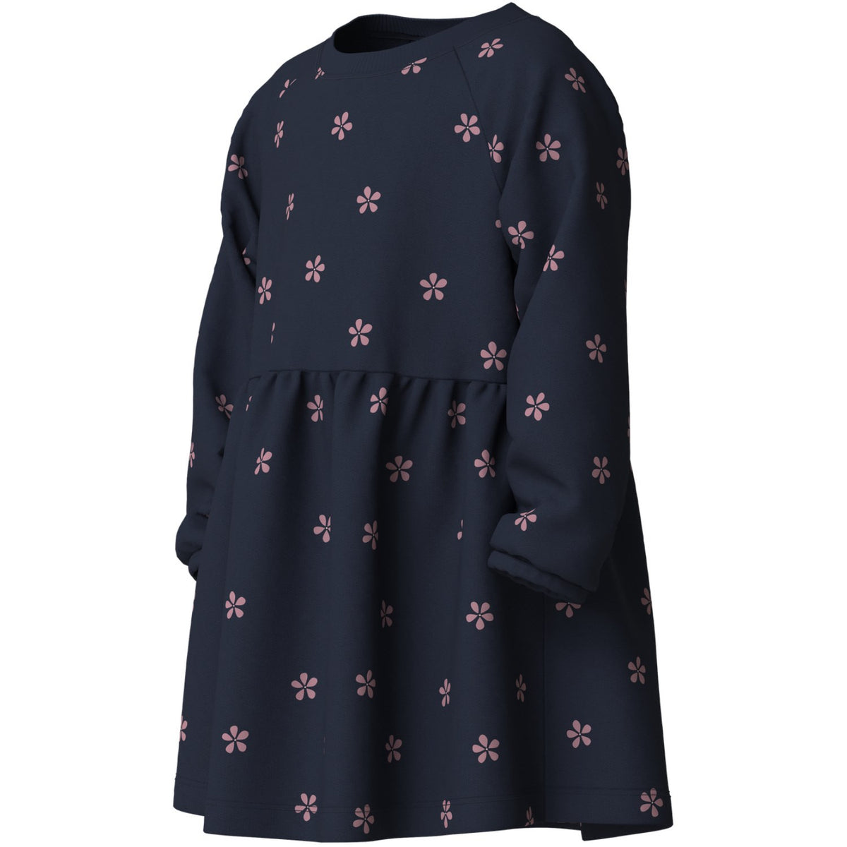 Name It Navy Blazer White Flower Nmfvolta Ls Swe Kjole Bru