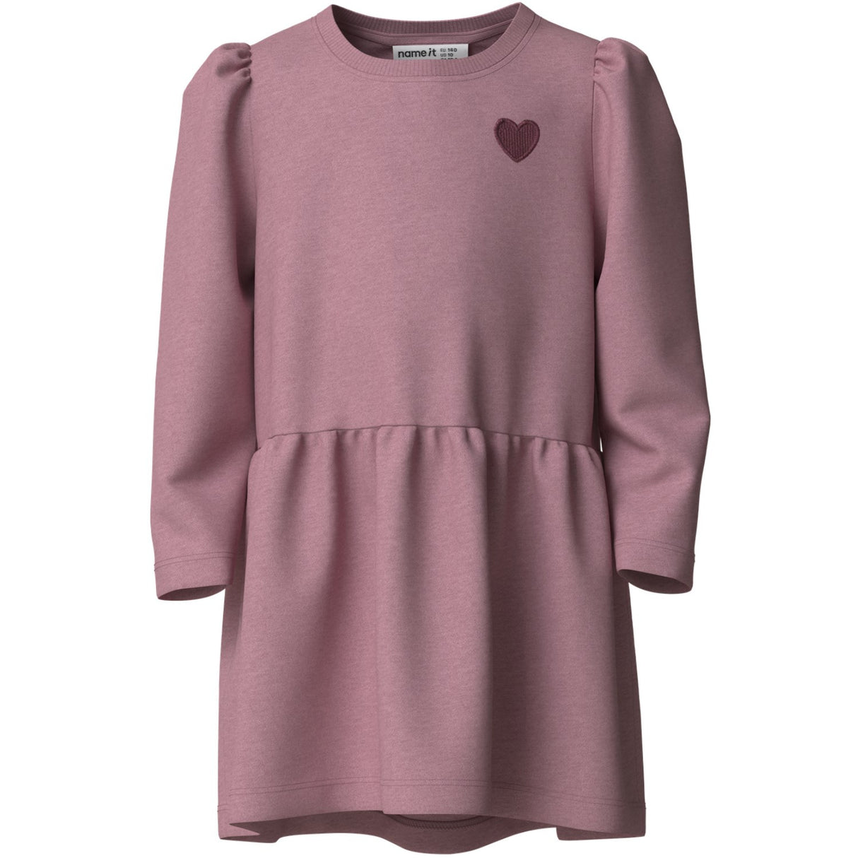 Name It Lilas Heart Embroidery Nmfvima Ls Swe Kjole Bru