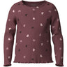 Name It Wild Ginger Hearts Nmfvemia Ls Slim Top