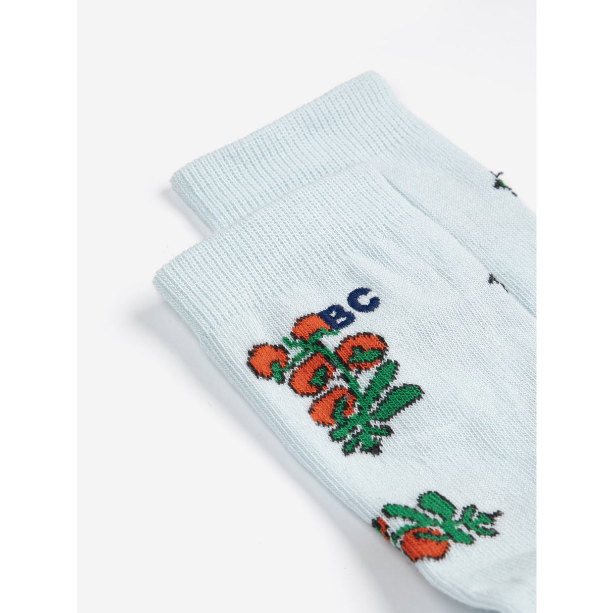 Bobo Choses Light Blue Juicy Tomatoes All Over Kort Strømper