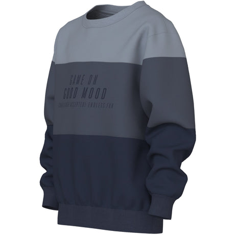 Name It Navy Blazer Game On Nkmvemil Ls Nreg Sweat Bru