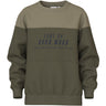 Name It Olive Night Game On Nkmvemil Ls Nreg Sweat Bru