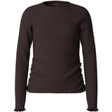 Name It Chocolate Plum Nkfvemia Ls Slim Top