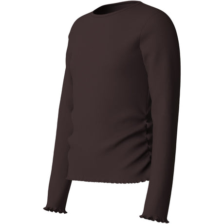 Name It Chocolate Plum Nkfvemia Ls Slim Top