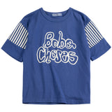 Bobo Choses Navy Blue Bobo Choses By Hand T-Shirt