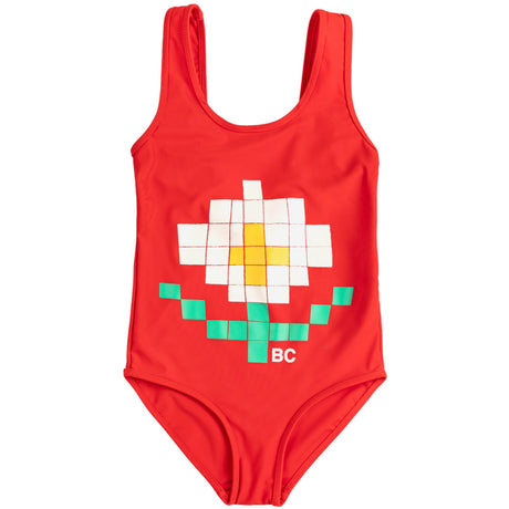 Bobo Choses Red Pixel Daisy Badedragt