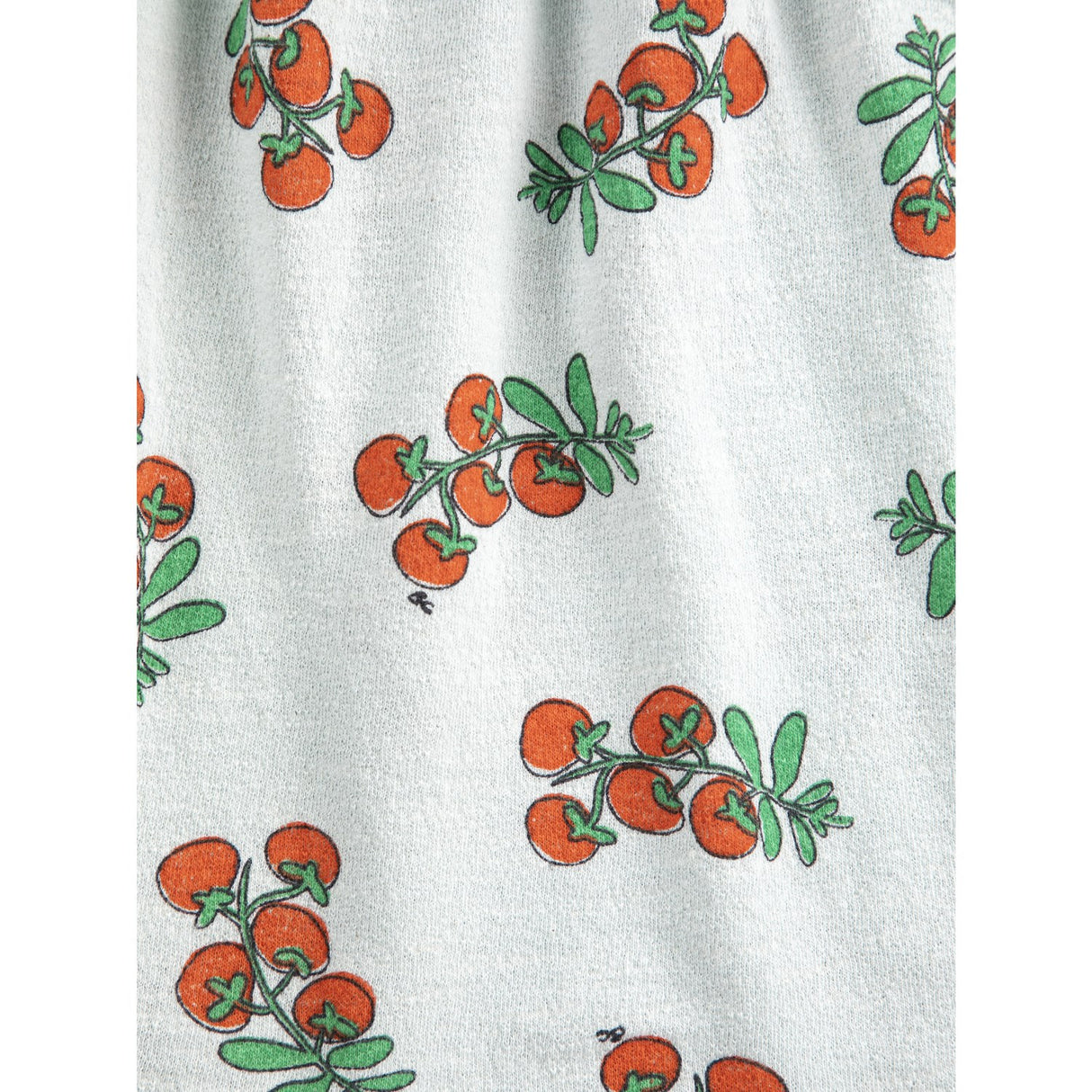 Bobo Choses Light Blue Juicy Tomatoes All Over Ruffled Kjole