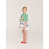 Bobo Choses Offwhite Fun Tartan Woven Nederdel