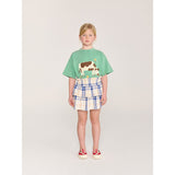 Bobo Choses Offwhite Fun Tartan Woven Nederdel