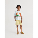 Bobo Choses Yellow Spicy Window Pane Woven Bermuda Shorts