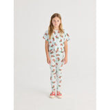 Bobo Choses Light Blue Juicy Tomatoes All Over Cropped T-Shirt