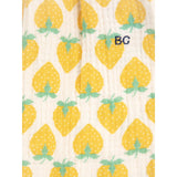 Bobo Choses White Strawberry All Over Woven Bukser