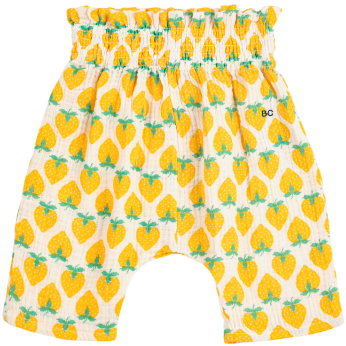 Bobo Choses White Strawberry All Over Woven Bukser