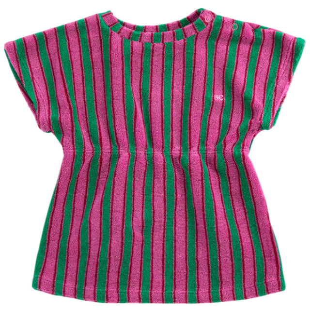 Bobo Choses Multicolor Bobo Choses Striped Terry Cloth Kjole