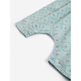 Bobo Choses Light Blue Daisy Mosaic All Over Woven Overall