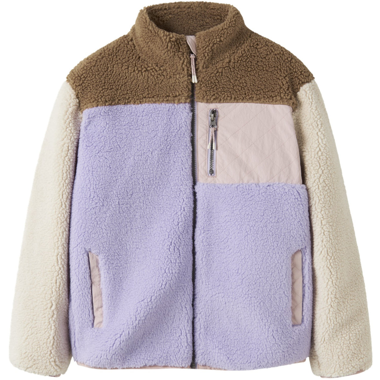 Name It Lavender Nkfmacey Bamse Jakke Block