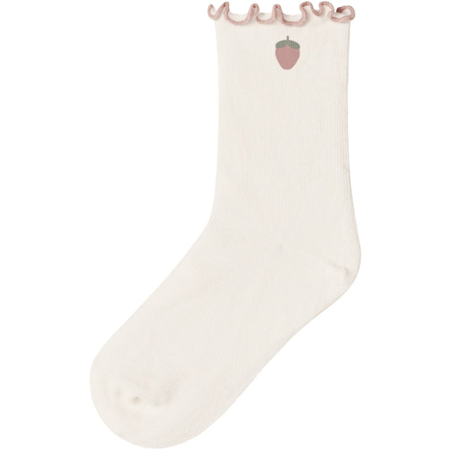 Lil'Atelier Coconut Milk Strawberry Nmffiducia Strømper Lil
