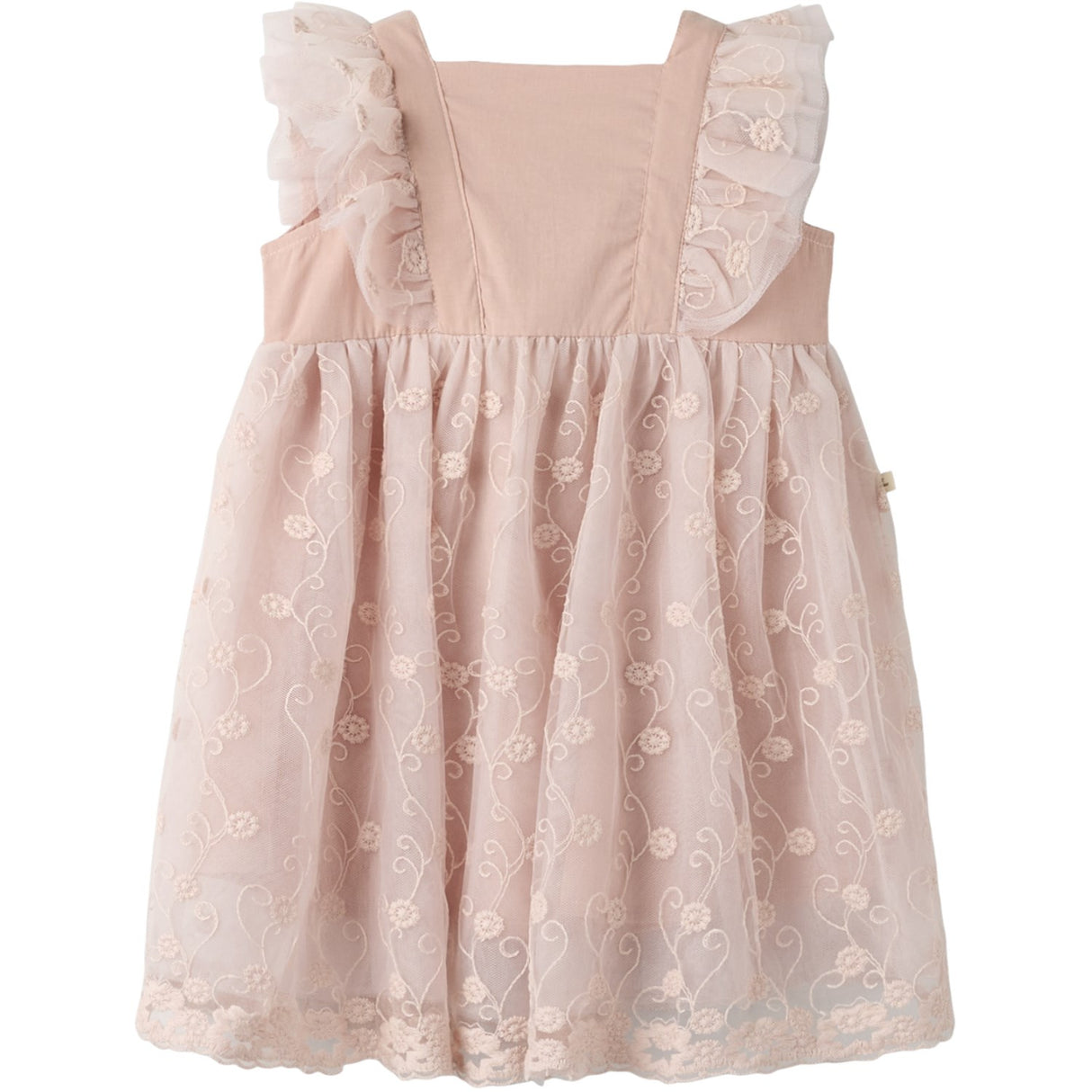 Lil'Atelier Peach Whip Nmffeya Sl Tyl Kjole Lil