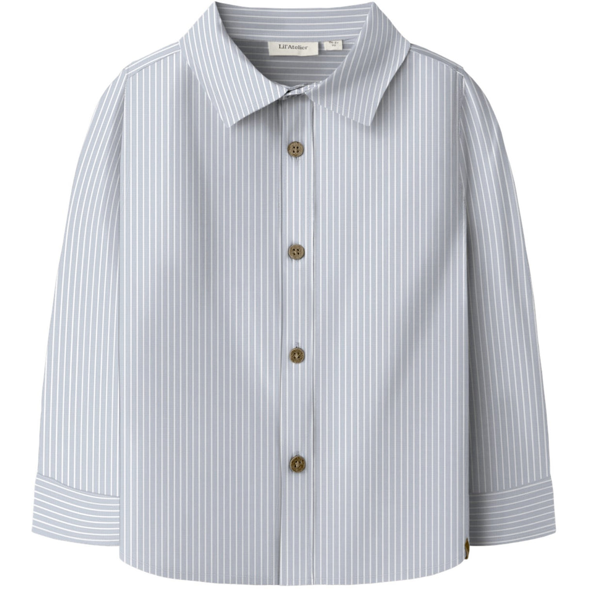 Lil'Atelier Gray Dawn Nmmjesper Ls Skjorte Lil