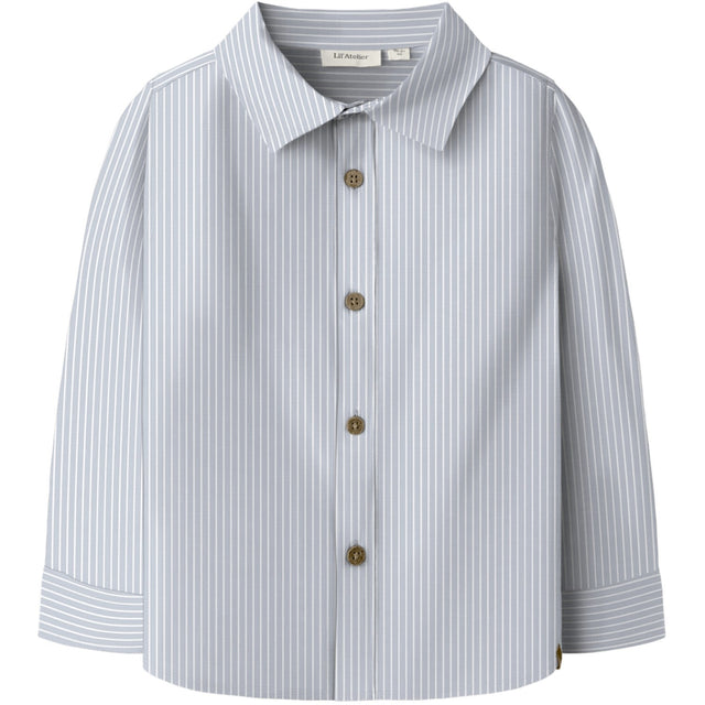 Lil'Atelier Gray Dawn Nmmjesper Ls Skjorte Lil