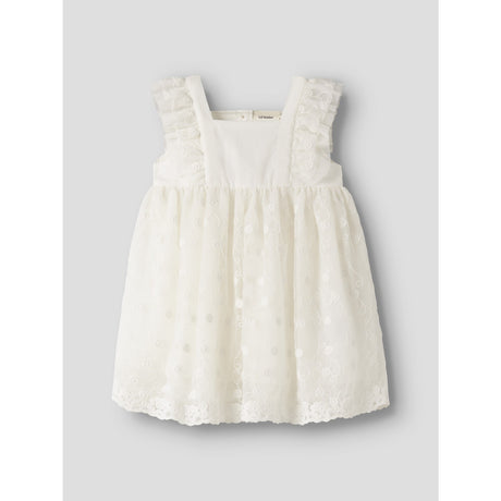 Lil'Atelier Coconut Milk Nmffeya Sl Tyl Kjole Lil