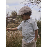 Lil'Atelier Gray Dawn Coconut Milk Nmmflorentin Ss Skjorte Lil