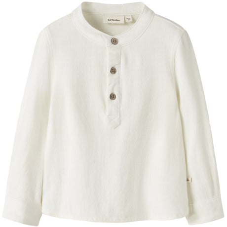 Lil'Atelier Coconut Milk Nmmfreddie Ls Loose Skjorte Lil