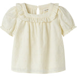 Lil'Atelier Coconut Milk Nmfhosa Ss Loose Skjorte Lil