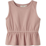 Lil'Atelier Rose Tan Nmfsaseline Sl Loose Top Lil