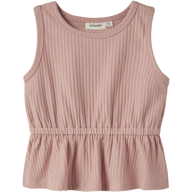 Lil'Atelier Rose Tan Nmfsaseline Sl Loose Top Lil