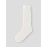 Lil'Atelier Coconut Milk Nmfherda Knee Strømper Lil