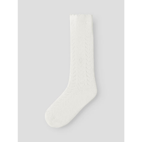Lil'Atelier Coconut Milk Nmfherda Knee Strømper Lil
