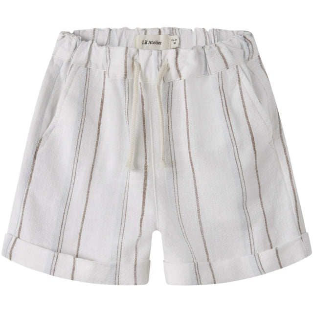 Lil'Atelier Coconut Milk Nmmjeran Loose Shorts Lil