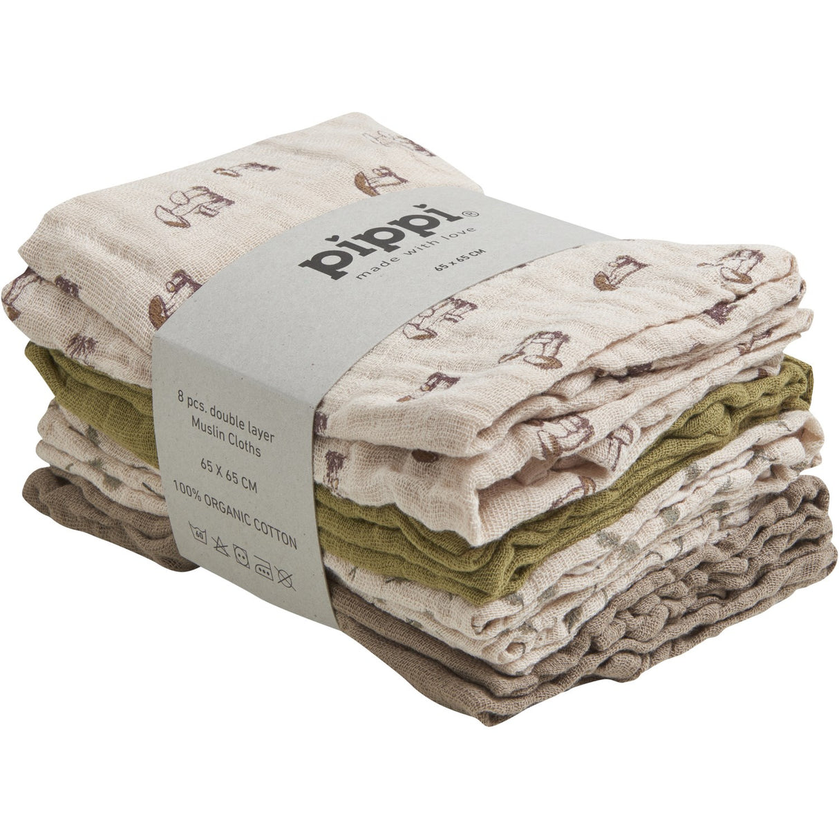 Pippi Sheer Bliss Stofbleer (8-Pack)