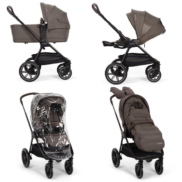 Nuna Chestnut Triv Lx All-Season Sæt W/Ad&Rc&Cc