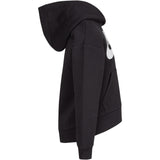 NIKE Black Club Fleece High Low Hættetrøje