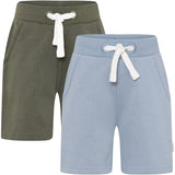 Minymo Ashley Blue Basic 53 -Sweat Shorts 2-Pak