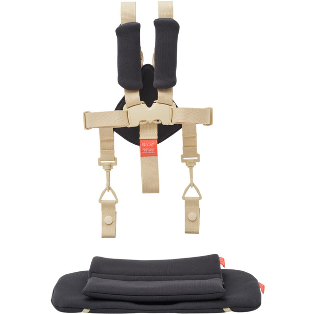 KAOS Charcoal Black KLAPP® Jr. Harness & Hynde Sæt