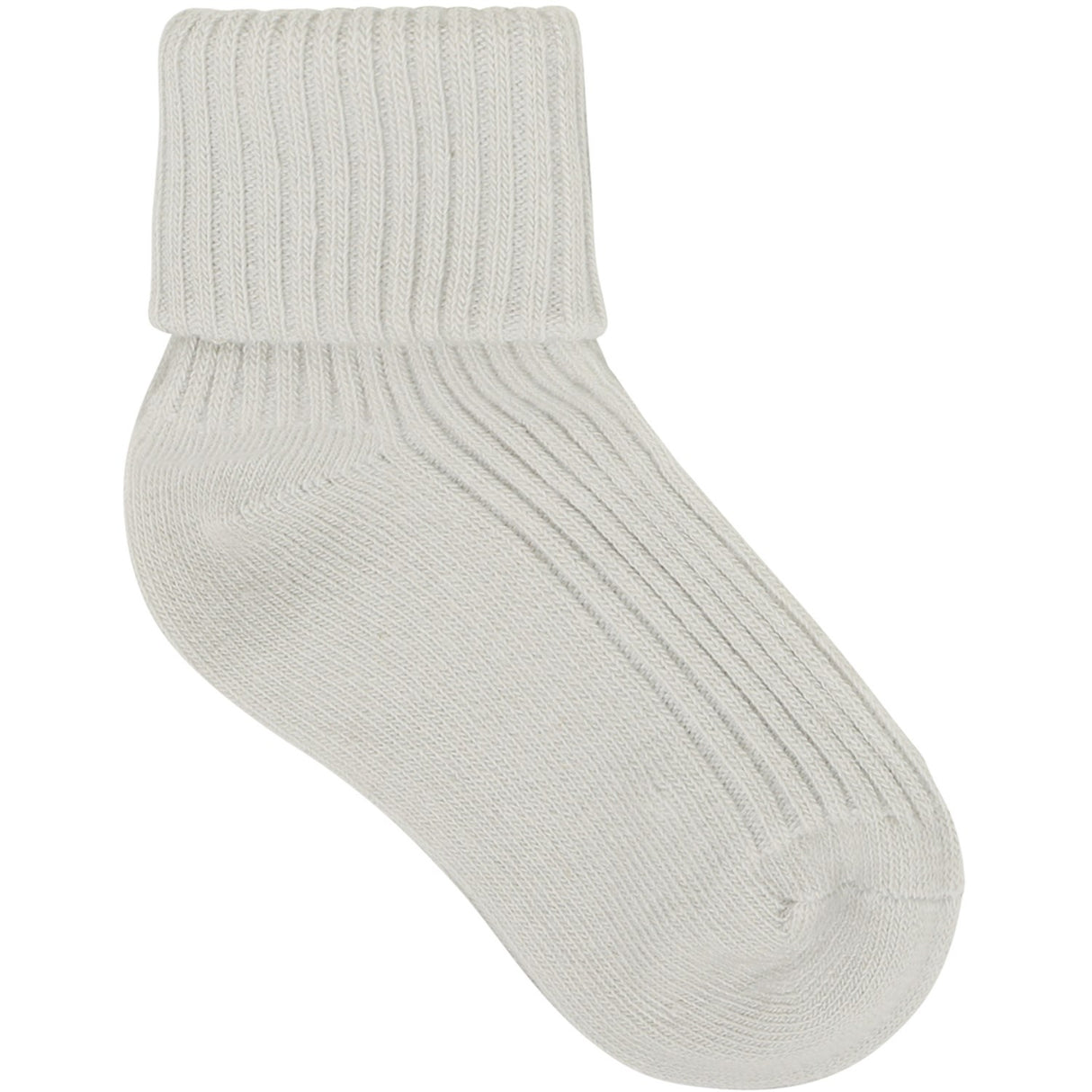 Minymo Willam Gray Baby 2X2 Rib Strømpe 3-Pak