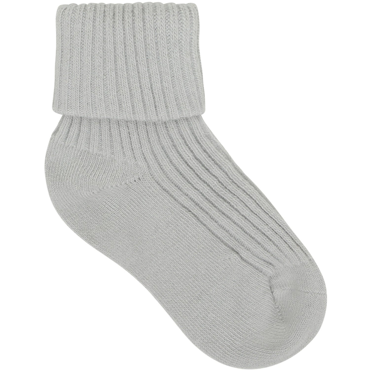 Minymo Willam Gray Baby 2X2 Rib Strømpe 3-Pak