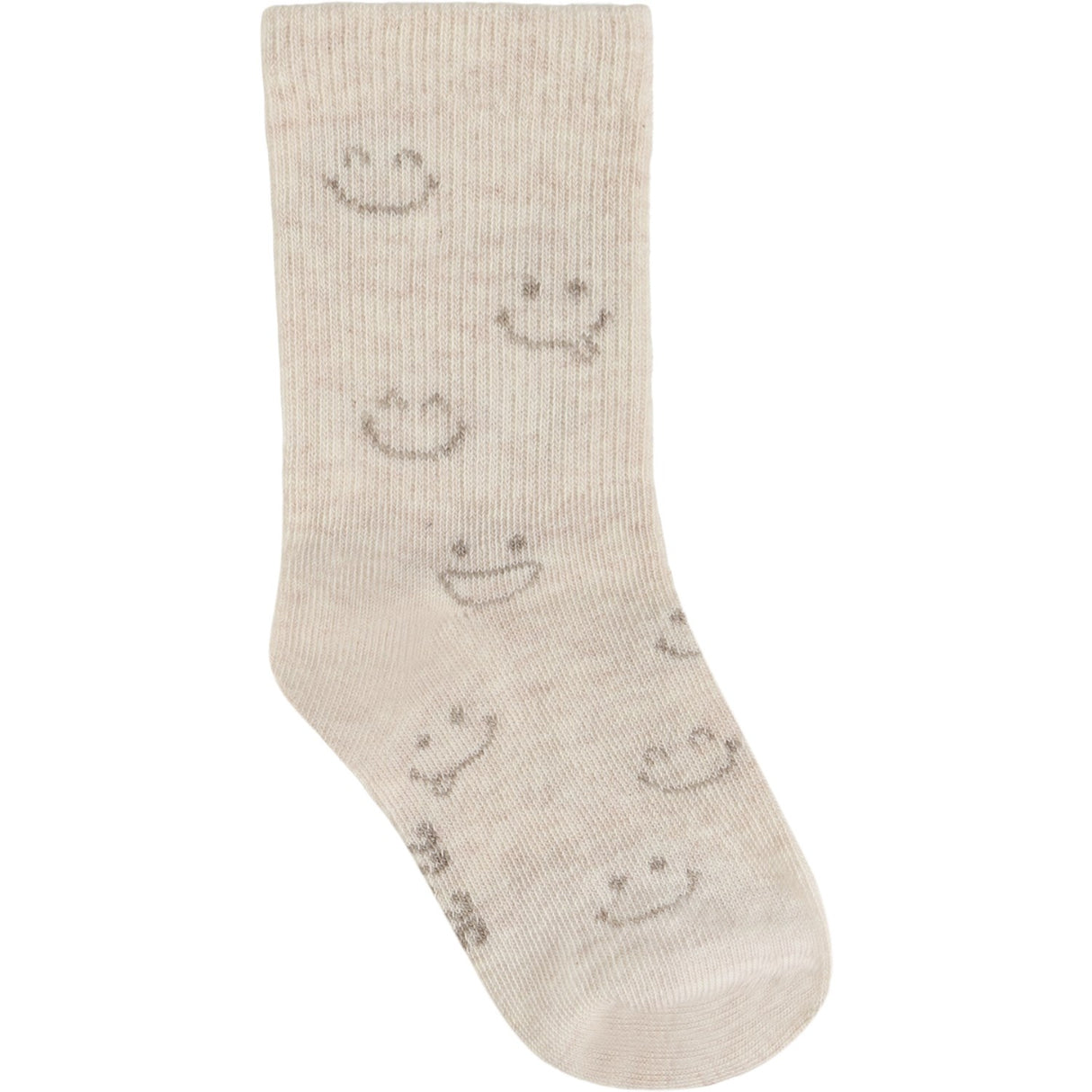 Minymo Light Grey Melange Strømper M/ Pattern 5-Pack