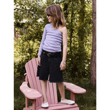 Name It Black Denim Nkfbella Hw Wide Dnm Shorts 1488-Be Noos