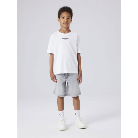 Name It Grey Denim Nkmryan Reg L Dnm Shorts 6750-Dm Noos
