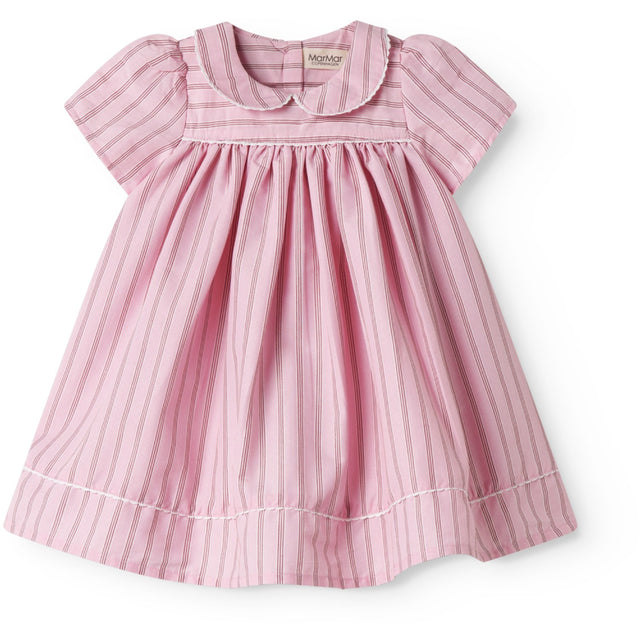 MarMar Smooth Cotton Bonbon Pink Stripes Dulla Kjole