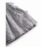MarMar Cotton Linen Marine Check Tarame Top