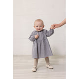 MarMar Cotton Linen Marine Check Dawson B Kjole