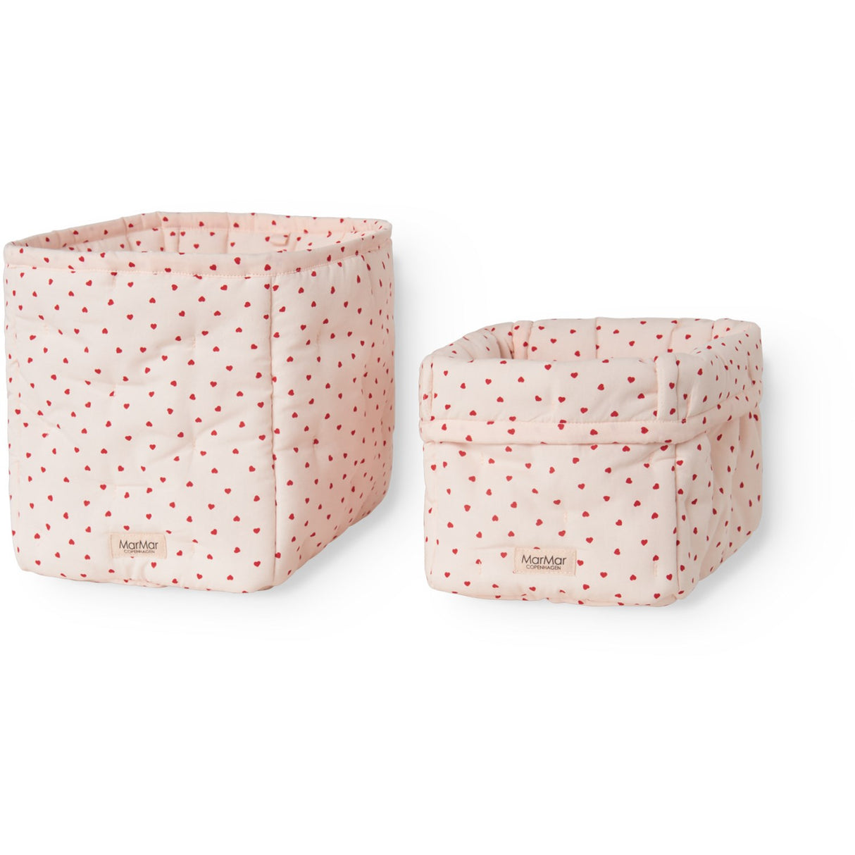 MarMar Cotton Percale Home Happy Hearts Nursery Opbevaring Bags
