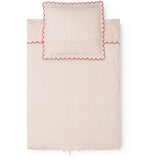 MarMar Crispy Poplin Acc Happy Hearts Seng Hør Scallop Baby